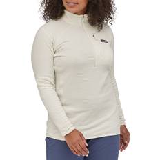 Patagonia Dame Sweatere Patagonia R1 Fleece Pullover Women's Birch White