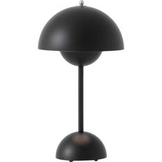 &Tradition Batteridrevede Lamper &Tradition Flowerpot VP9 Matt Black Bordlampe 29.5cm