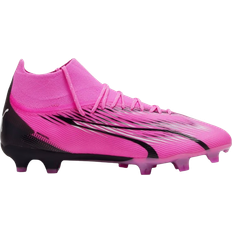 Puma 41 ½ - Herre Fodboldstøvler Puma Ultra Pro FG/AG M - Poison Pink/White Black