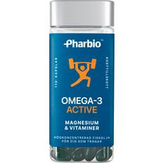 C-vitaminer Fedtsyrer Pharbio Omega-3 Active 110 stk