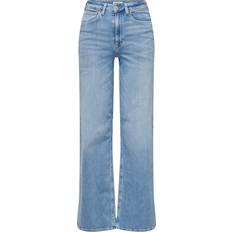 Dame - XXL Jeans Only Madison Blush Hw Wide Jeans - Blue/Light Blue Denim