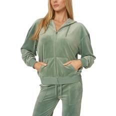 Juicy Couture Sweatere Juicy Couture Hoodies Chinois Green Halan Oversized Zip Thru Hoodie Gensere