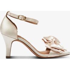 39 ⅓ - Dame - Hvid Højhælede sko Bianco Sandaler