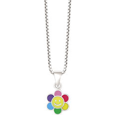 Støvring Design Smiley Necklace - Silver/Multicolour