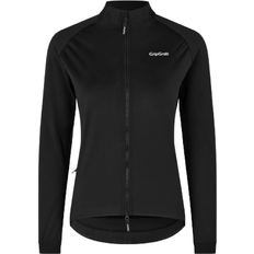 Cykling - Dame - Polyester Overtøj Gripgrab Women's ThermaShell Windproof Winter Jacket - Black