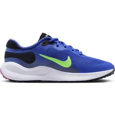 Nike Revolution 7 GS - Light Ultramarine/Dark Obsidian/White/Lime Blast