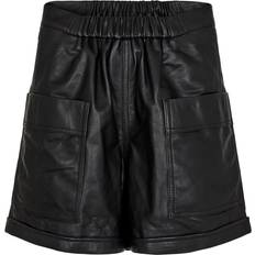 Dame - Skind Shorts Gosia ThillaGO Leather Shorts - Black