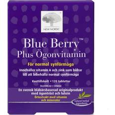 A-vitaminer - Zink Vitaminer & Mineraler New Nordic Blue Berry Plus Eye Vitamin 120 stk