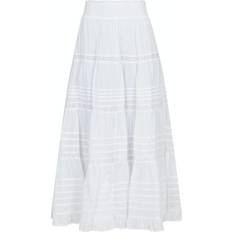 Dame - Flæse - Korte kjoler Tøj Neo Noir Felicia S Voile Skirt - White