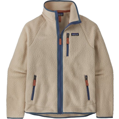 Herre - Høj krave Sweatere Patagonia Men's Retro Pile Fleece Jacket - Dark Natural w/Utility Blue