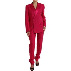 Dolce & Gabbana Slids Tøj Dolce & Gabbana Elegant Red Slim Fit Piece Martini Women's Suit
