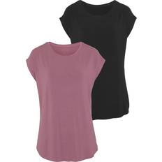 Lascana T-shirts & Toppe Lascana T-shirt Mehrfarbig Regular Fit für Damen