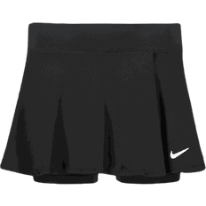 Nike Dame Nederdele Nike Court Dri-FIT Victory Women's Flouncy Skirt - Black/White