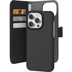 Puro Plast Covers med kortholder Puro Detachbale 2 In 1 Wallet Case for iPhone 15 Pro