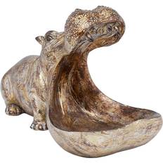 Kare Design Hungry Hippo Brown/Copper Dekorationsfigur 17cm