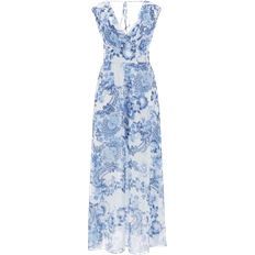 Guess 32 - Dame Tøj Guess All Over Floral Print Dress - Floral Blue