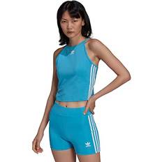 14 - 32 - Blå - Elastan/Lycra/Spandex Overdele adidas Women's Originals Adicolor Classics Tank Top - App Sky Rush