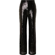 14 - Paillet - Sort Tøj Selected Femme Alaia HW Long Sequins Pant - Black