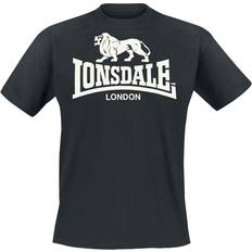 Lonsdale Sort Tøj Lonsdale Logo T-shirt - Black