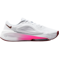 35 ½ - Dame - Stof Sportssko Nike Versair W - White/Fierce Pink/Metallic Silver/Dark Team Red