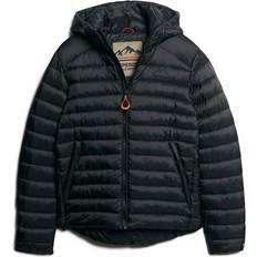 Superdry Herre - Softshell-jakke Overtøj Superdry Hooded Fuji Sport Padded Jacket - Black