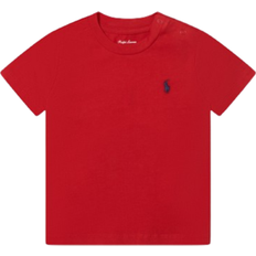 Ralph Lauren T-shirts Børnetøj Ralph Lauren Boy's Jersey Logo T-shirt- Red