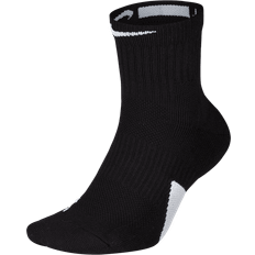 Basketball - Unisex Tøj Nike Elite Mid Basketball Socks - Black/White