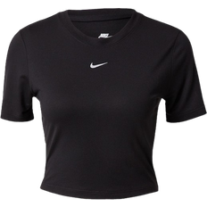 26 - Jersey - Rund hals T-shirts Nike Women's Sportswear Essential Slim Cropped T-shirt - Black/White