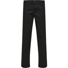 Selected 30 Tøj Selected New Miles 196 Straight Flex Chinos - Black