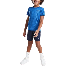 Nike Kid's Miler T-shirt/Shorts Set - Blue/Navy