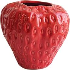 Keramik Brugskunst jordbær flere Vase