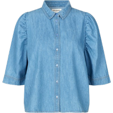 Skjorter Lollys Laundry BonoLL Shirt SS - Light Blue