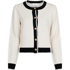 44 - Dame - Sweatshirts Overdele Neo Noir Torina Knit Cardigan - Ivory