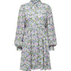 16 - Skjortekrave Kjoler Selected Judita Floral Shirt Dress - Violet Tulip