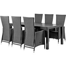 Aluminium/Metal/Stål Havemøbelsæt Canberra Havemøbelsæt, 1 borde inkl. 6 stole