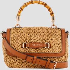 Guess Skulderrem Messenger-tasker Guess Siria Straw Handbag Brown T/U