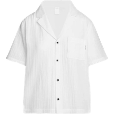 Calvin Klein Pyjamasser Calvin Klein S/S Button Down - White