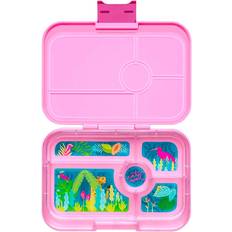 Yumbox Madkasse m. 5 Rum Bento Tapas Capri Pink/Jungle OneSize Madkasse