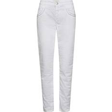 Dame - Elastan/Lycra/Spandex - Hvid Jeans Mos Mosh MMNaomi Treasure Bukser White