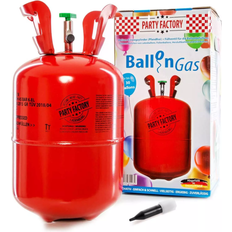 Rød Festartikler Party Factory Helium Gas Cylinders for 30 Balloons Red