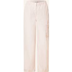 Calvin Klein Pink Bukser Calvin Klein Cotton Straight Cargo Pants Pink