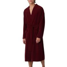 Schiesser Morgenkåber & Badekåber Schiesser Terry Bathrobe Red