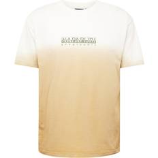 Napapijri Beige T-shirts Napapijri Bluser & tshirts 'SHOWARD' beige sand oliven beige sand oliven