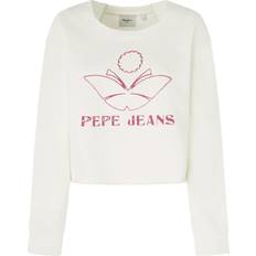 Pepe Jeans Bomuld Sweatere Pepe Jeans Sweatshirt 'LORELAI' grenadine hvid grenadine hvid