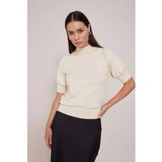 Bruuns Bazaar Sweatere Bruuns Bazaar AnemoneBBHalias knit White Cream