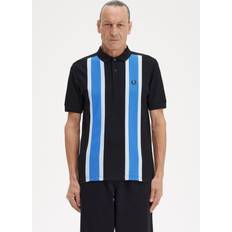 Fred Perry Mesh Tøj Fred Perry Mesh Relax Polo Shirt, Black/Blue