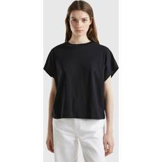 United Colors of Benetton Dame T-shirts & Toppe United Colors of Benetton Kimono Sleeve T-shirt, XXS, Black, Women