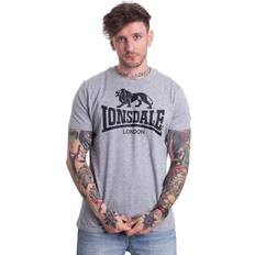 Lonsdale Herre - M T-shirts Lonsdale T-shirt Logo till Herrer grå