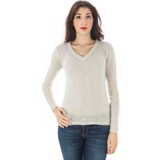 Fred Perry Dame Sweatere Fred Perry Dolce & Gabbana Hvid Uld Sweater Color_Hvid, Hvid, new-with-tags, S, White