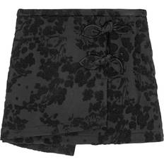 14 - Paillet - Sort Tøj Ganni Boucle Jacquard Suiting Mini Skirt Nederdel Black